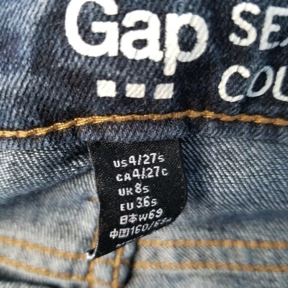 Gap Jeans Sexy Boot Cut Semi Evase Size 4/27s - Picture 4 of 6